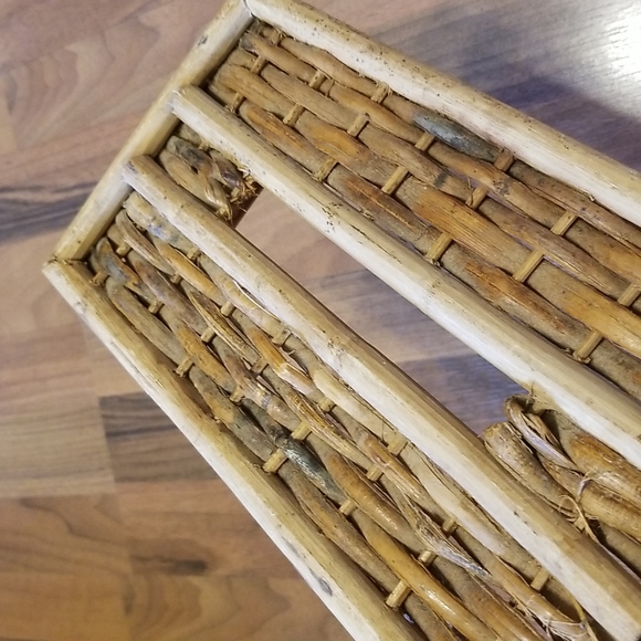 Bamboo Rattan Tissue Box Cover - Picture 10 of 12